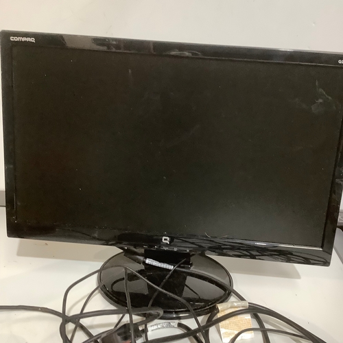 361 - Compaq Q2022a monitor with leads & mouse