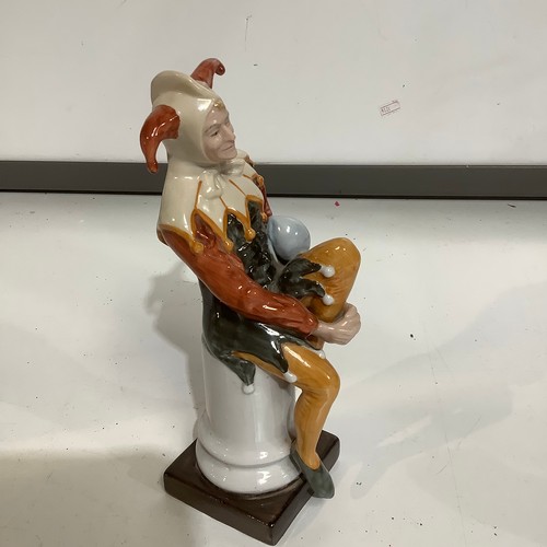 85 - Leonardo collection fine porcelain ceramic clown jester