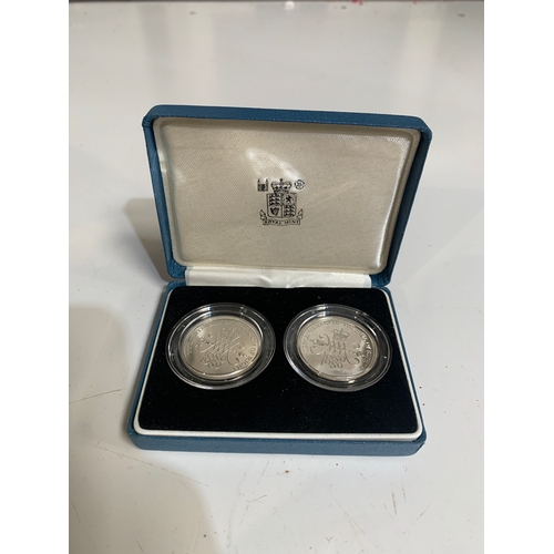 40 - 1989 claim & bill of rights (believed to be silver proof) coin set in case