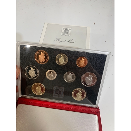 61A - Royal Mint 1989 £2 to penny proof coin collection