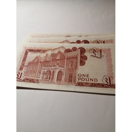 31A - COINS : GIBRALTAR 1 pound note(x3), 5 pounds note and a ten pounds note All dated 1975