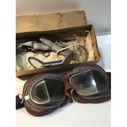 13 - Rare RAF MKV111 flying goggles