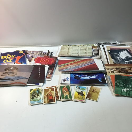 44 - Large collection of different postcards & tea cards