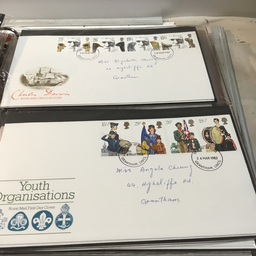 46 - Post office first day covers in album