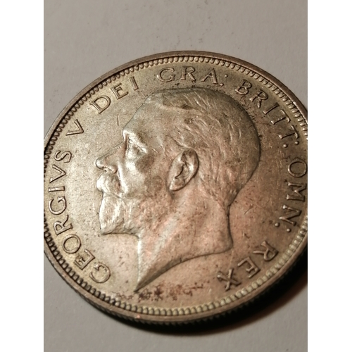 36A - 1927 halfcrown in about extremely fine condition