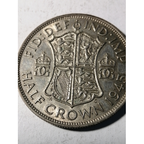 55A - 1945 halfcrown in extremely fine condition