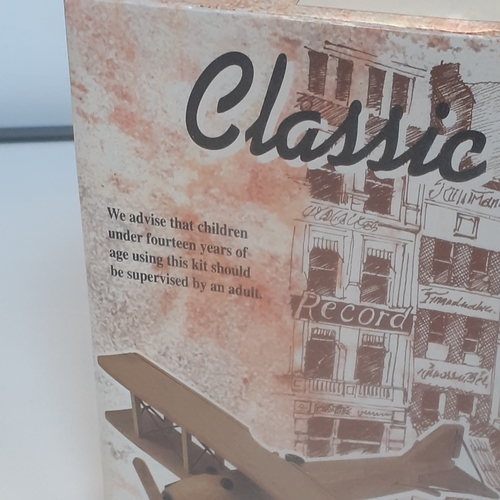 4 - Classic wooden model kit. Sealed as new condition.