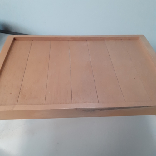 24 - Folding wooden lap table in very good condition.