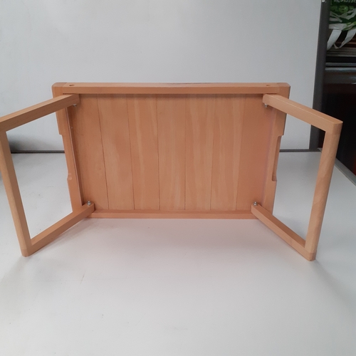 24 - Folding wooden lap table in very good condition.