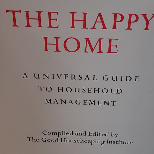 37 - The Happy Home hardback book by the good housekeeping institute. An indispensable gift for all house... 