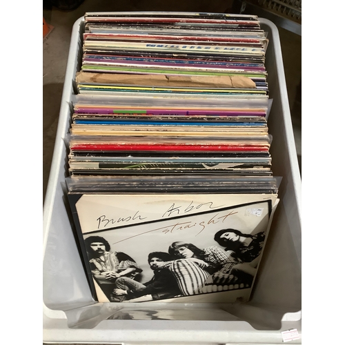 289 - Box full of LPs includes The Beatles 1962-1966 The supremes AC/DC shadows Eurythmics & many more