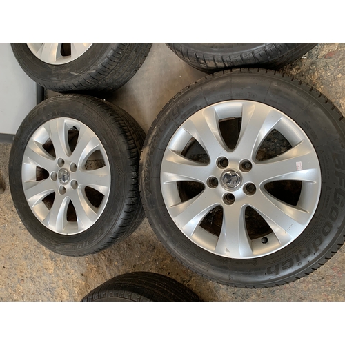 191 - Vauxhall Meriva set of wheels with spare - tread in very good condition