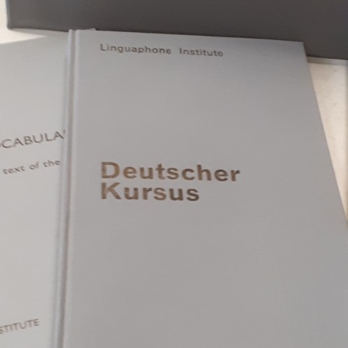 36 - Linguaphone German set. Unusually on single vinyl. With accompanying literature in presentation case... 