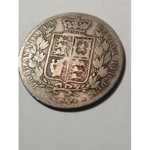 27A - 1883 Victorian halfcrown