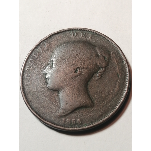 29A - 1854 Victorian penny