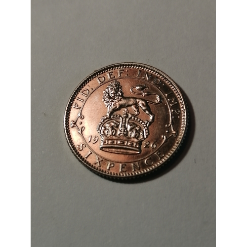 30A - 1926 sixpence in uncirculated condition