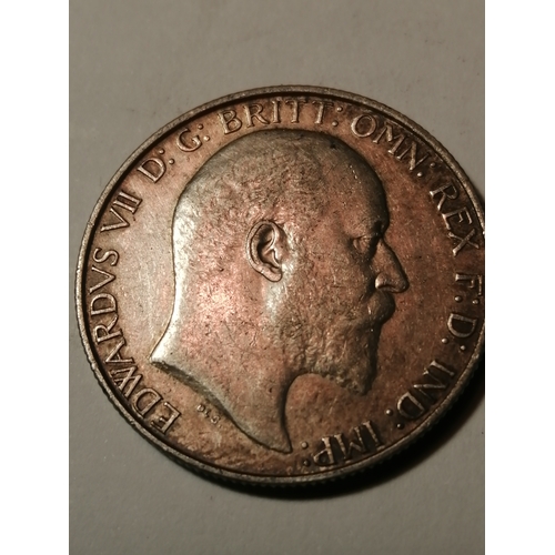 35A - 1902 Edward VII florin in good very fine condition