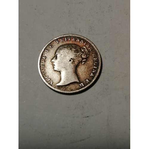 64A - 1842 Victorian fourpence