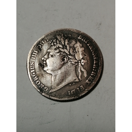 67A - 1823 George IV shilling (scarce date)