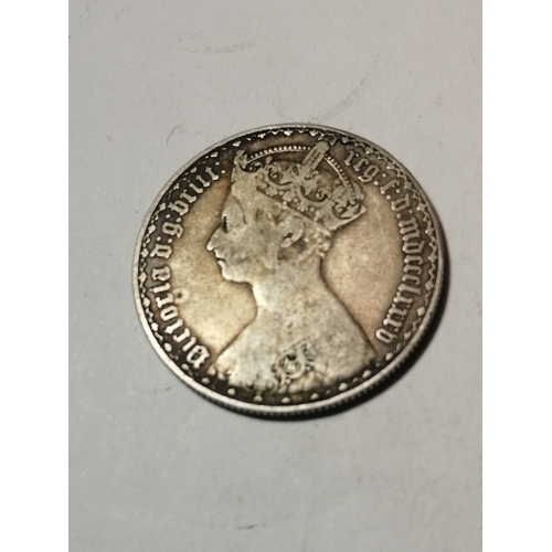 69A - 1885 Victorian gothic florin