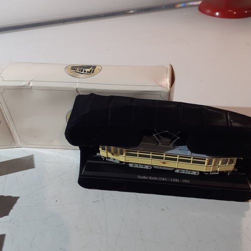 1 - Mixed diecast and train/car lot. Includes Großer Hecht (C&U/LHB) - 1931 model, Cadbury creme egg, so... 