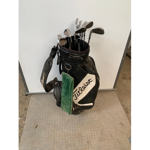 210 - Firepower set of golf clubs in case