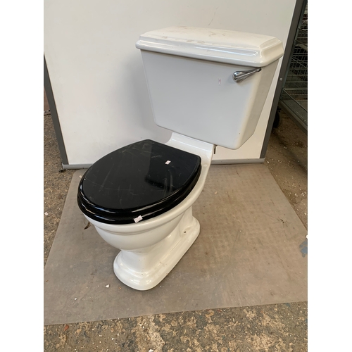 253 - Toilet basin unit with seat - as new, ex display stock