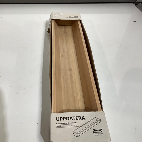 341 - IKEA Uppdatera wooden trough. 10x50cm as new