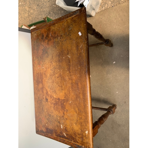 389 - Vintage wooden sideboard table - 75cm wide