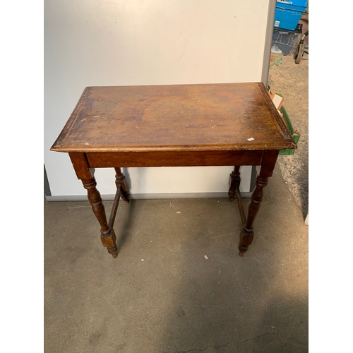 389 - Vintage wooden sideboard table - 75cm wide