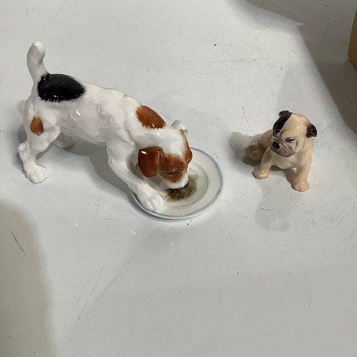 85 - Royal Doulton ceramic dogs - bulldog & collie