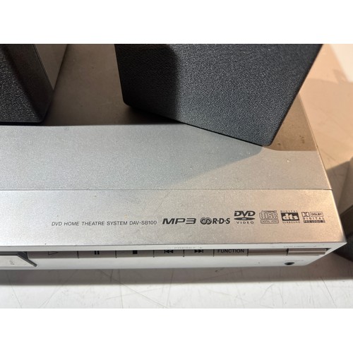 200 - Sony DAV-SB100 dvd home cinema system with remote