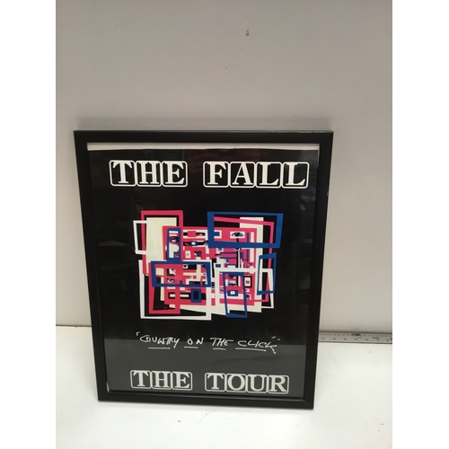 234 - Franed and glazed poster of The fall country on the click The Tour