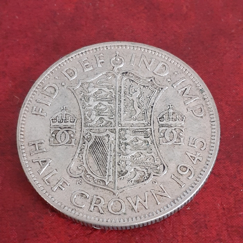 45A - Half crown dated 1945. See pictures for detail