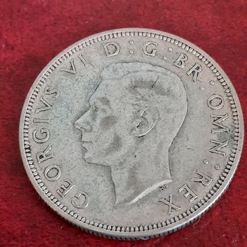 45A - Half crown dated 1945. See pictures for detail