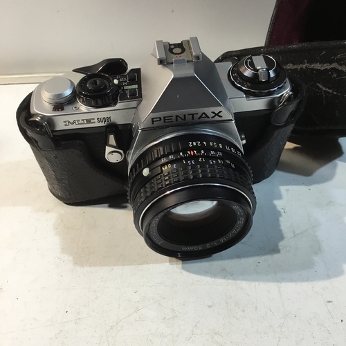 34 - Pentax ME Super SLR camera with 50mm lens