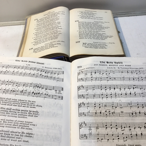 35 - The Methodist Hymn book with tunes 1933 & Songs of Praise 1938