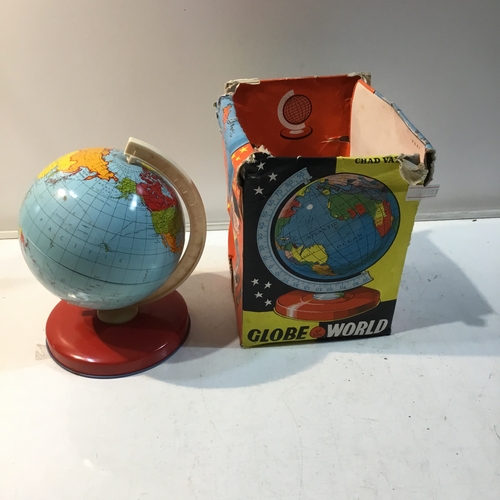 37 - Chad Valley small globe of the world with box