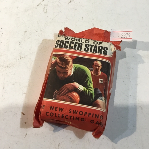 93 - The wonderful world of soccer stars collectible cards