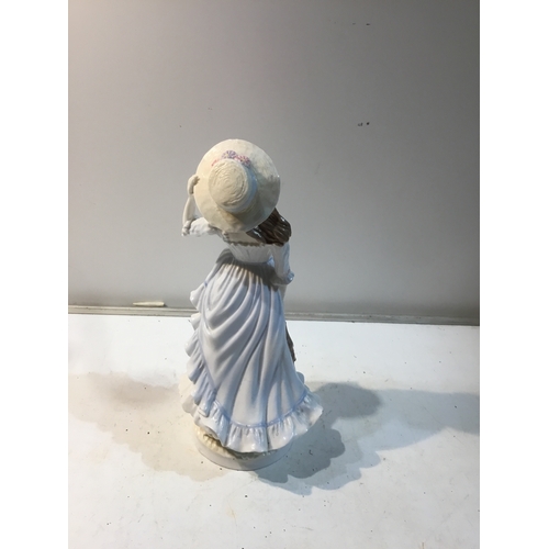 97 - Royal Worcester ‘summer’ ceramic figurine - no damage