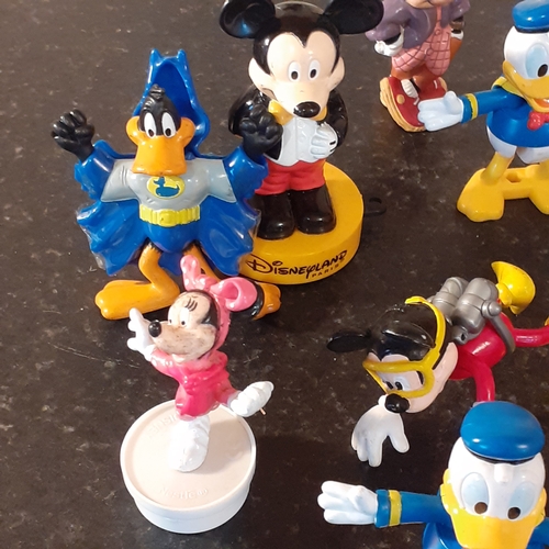 258 - Collection of Disney toys. Mostly 1980s. One from 1960s. Includes all main Disney characters in good... 