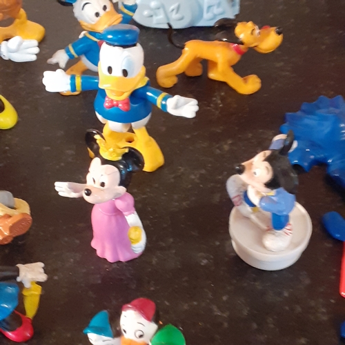 258 - Collection of Disney toys. Mostly 1980s. One from 1960s. Includes all main Disney characters in good... 