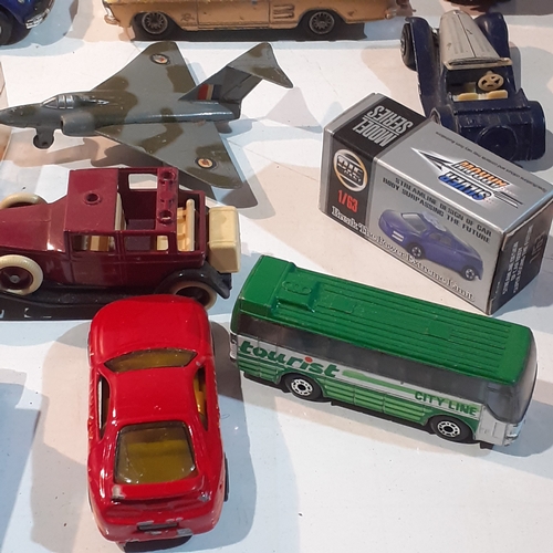 259 - Quantity of various diecast including planes, trains and automobiles. Leading brands such as Matchbo... 