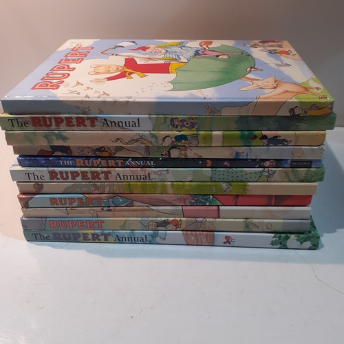 271 - Quantity of Rupert Bear annuals mostly 1980s. In very nice condition