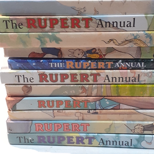 271 - Quantity of Rupert Bear annuals mostly 1980s. In very nice condition