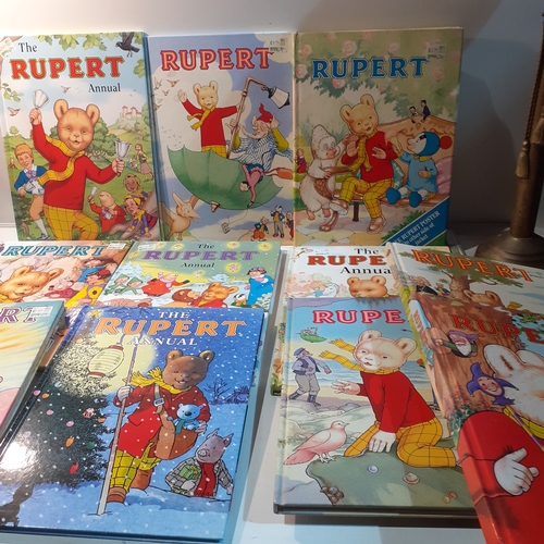 271 - Quantity of Rupert Bear annuals mostly 1980s. In very nice condition