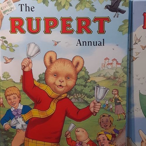 271 - Quantity of Rupert Bear annuals mostly 1980s. In very nice condition