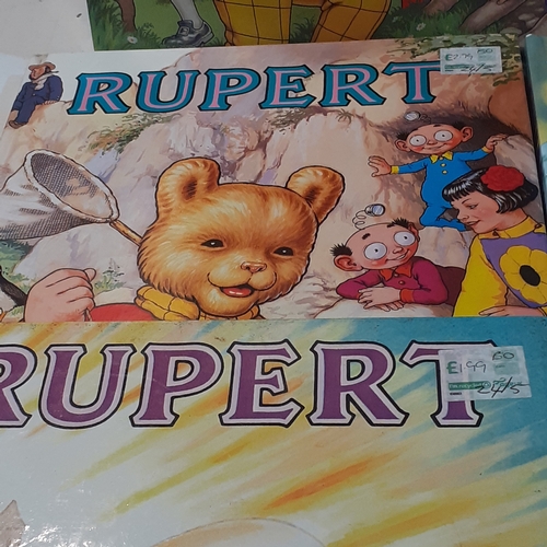 271 - Quantity of Rupert Bear annuals mostly 1980s. In very nice condition