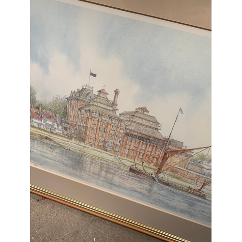 35 - Tolly Cobbold brewery Ipswich limited edition print - 109/400 - signed 1991