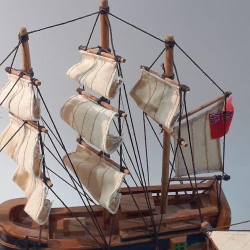 290 - Model sailing ships. Includes Mayfair, HMS Bounty, Cutty Sark and more. Little dusty from storage.  ... 